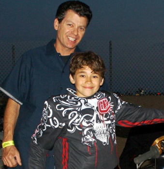 Keelan Venegas with Dad Charlie Keelan Venegas