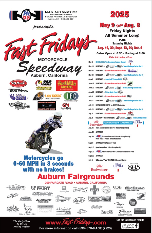 2023 Fast Fridays Schedule 2023 Fast Fridays